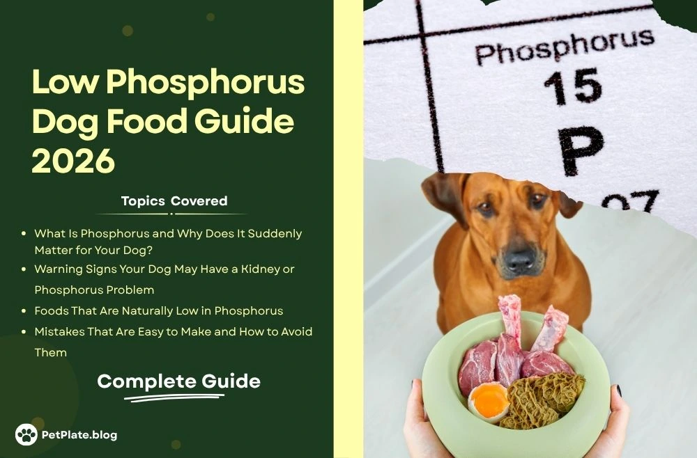 webp low phosphorus dog food